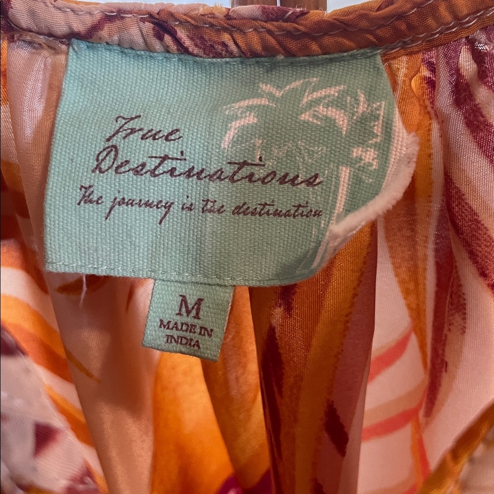 True Destinations Tropical Print Maxi Dress - Picture 3 of 6